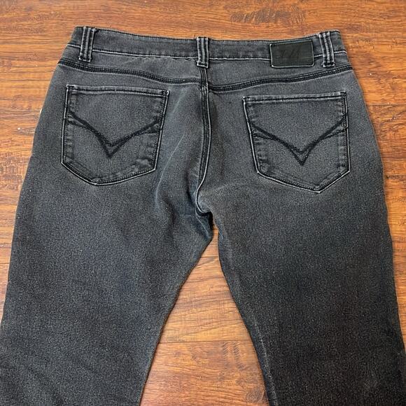 Flying Machine Black Slim Tapered Michael Jeans Size 38 - Picture 5 of 5